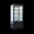 Exquisite Four Sided Glass Counter Top Display Fridge with LED - CTD78LED